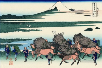 ono shindon in the suraga province Katsushika Hokusai Ukiyoe Oil Paintings